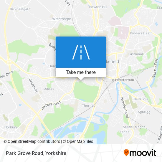 Park Grove Road map