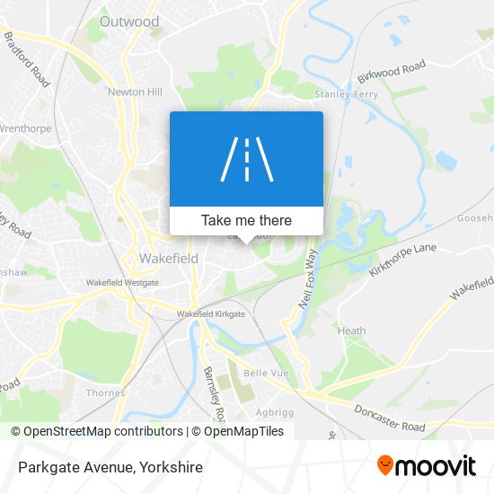 Parkgate Avenue map