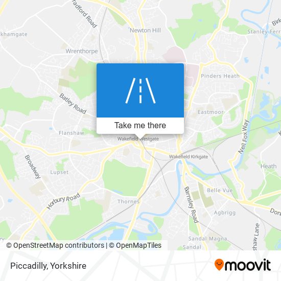 Piccadilly map