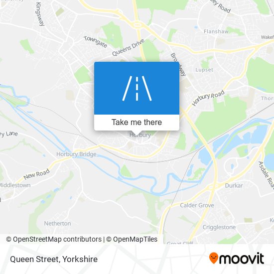 Queen Street map