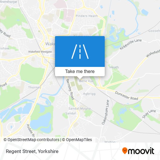 Regent Street map