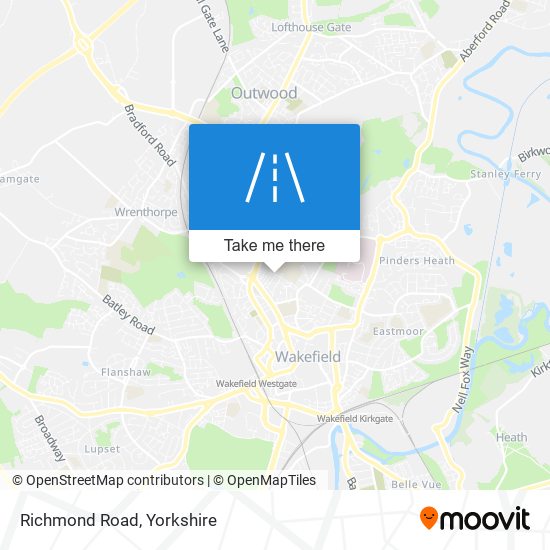Richmond Road map