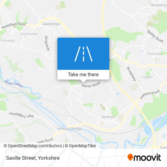 Saville Street map
