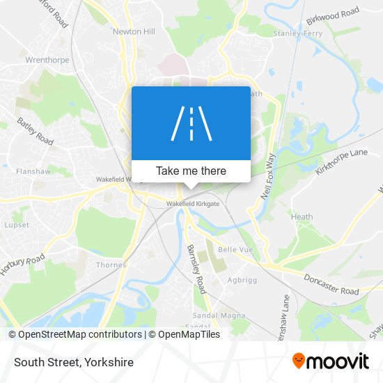 South Street map