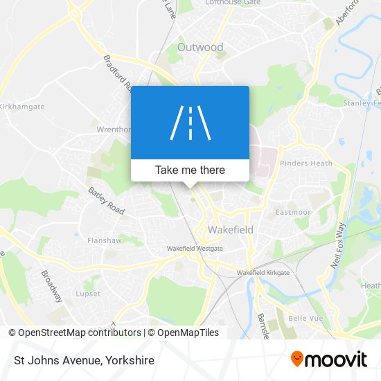 St Johns Avenue map