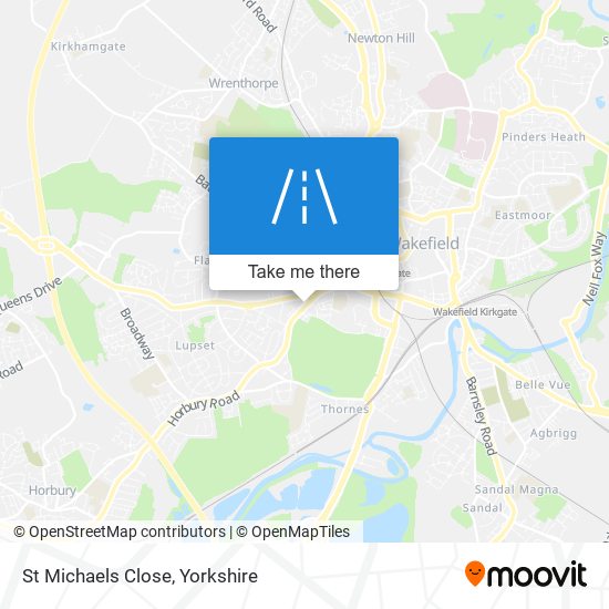 St Michaels Close map