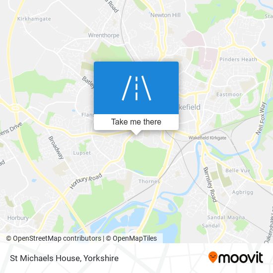 St Michaels House map