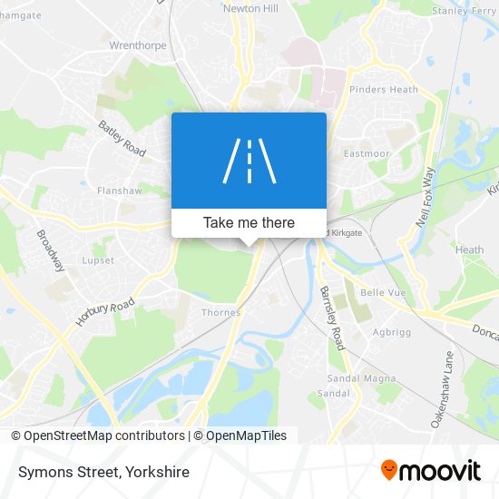 Symons Street map
