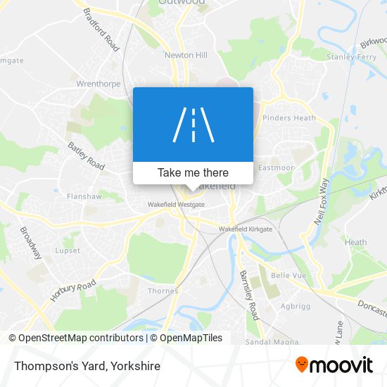 Thompson's Yard map