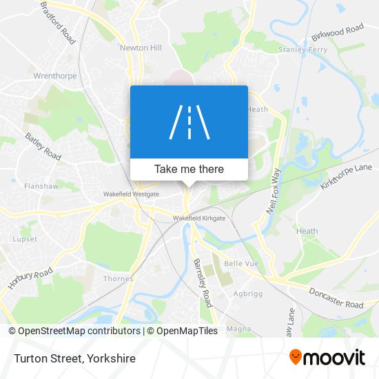 Turton Street map