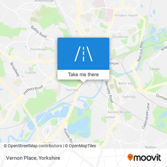 Vernon Place map