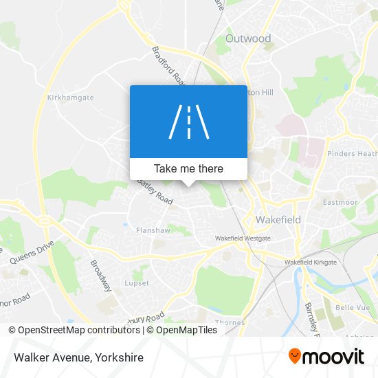 Walker Avenue map