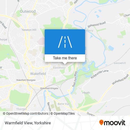 Warmfield View map