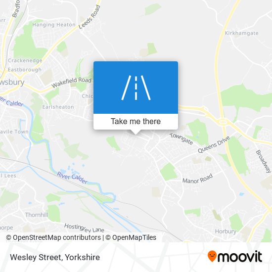 Wesley Street map