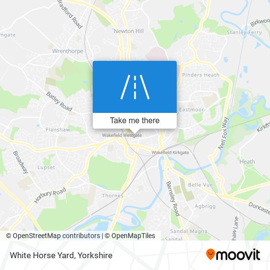 White Horse Yard map