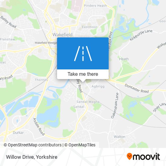 Willow Drive map