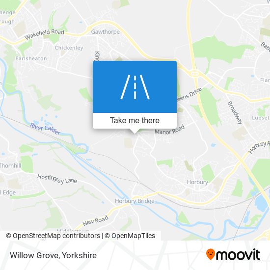 Willow Grove map