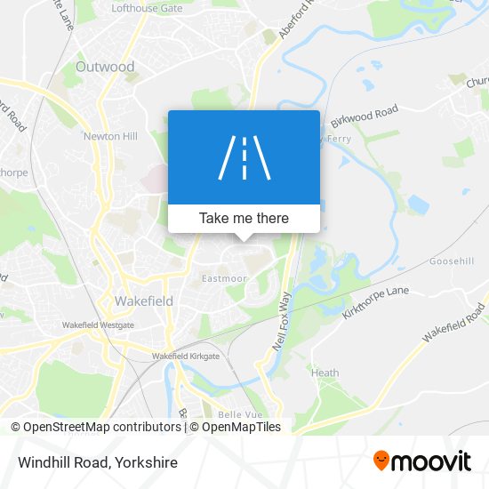 Windhill Road map