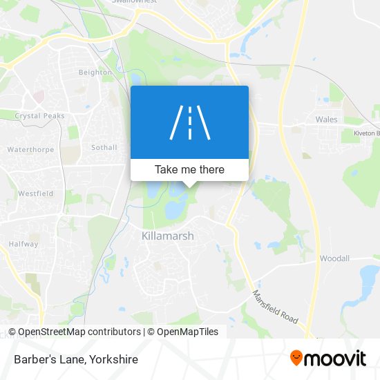 Barber's Lane map