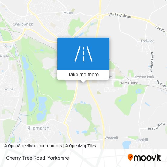 Cherry Tree Road map