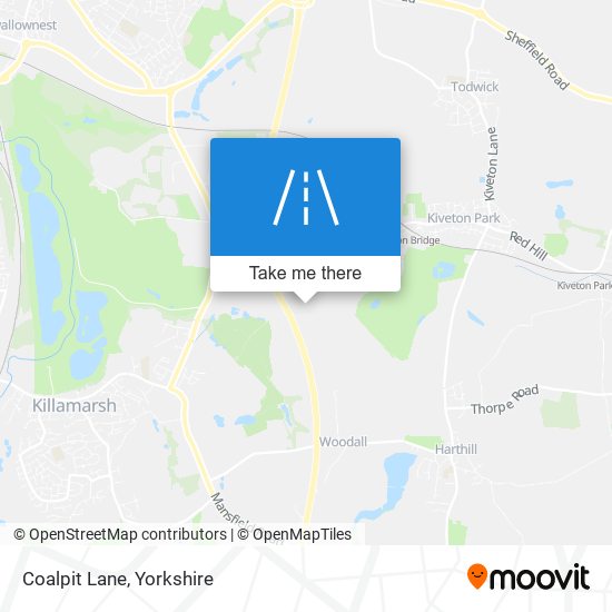 Coalpit Lane map