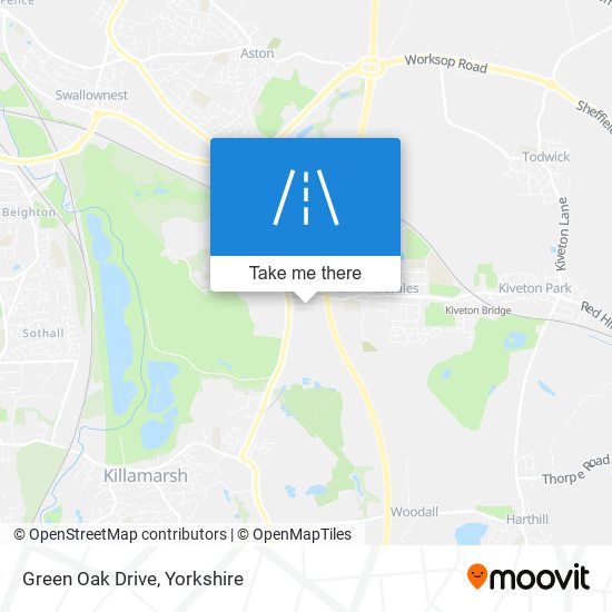 Green Oak Drive map