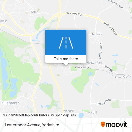 Lestermoor Avenue map
