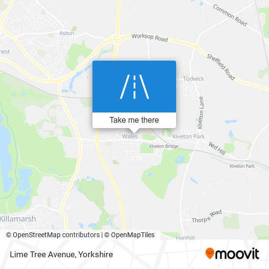 Lime Tree Avenue map