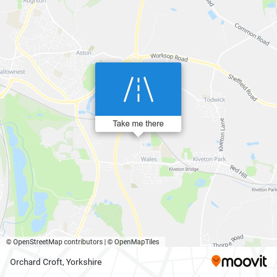 Orchard Croft map