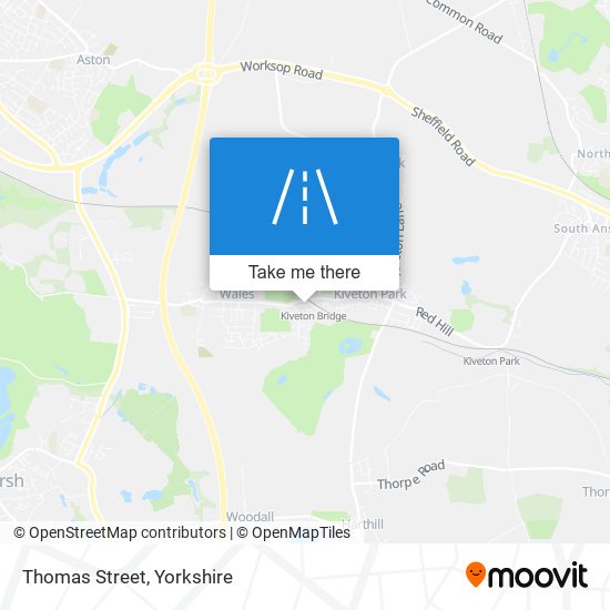 Thomas Street map