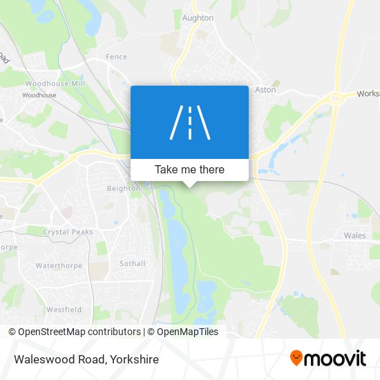 Waleswood Road map