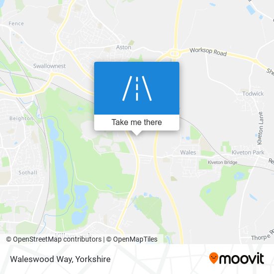 Waleswood Way map