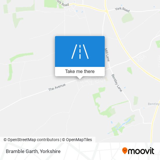 Bramble Garth map