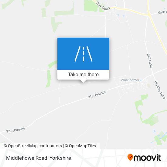 Middlehowe Road map