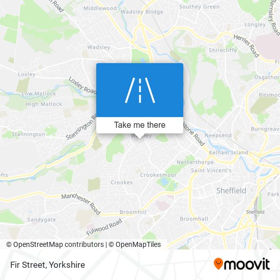 Fir Street map