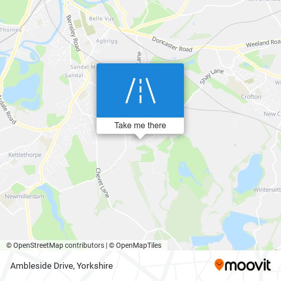 Ambleside Drive map