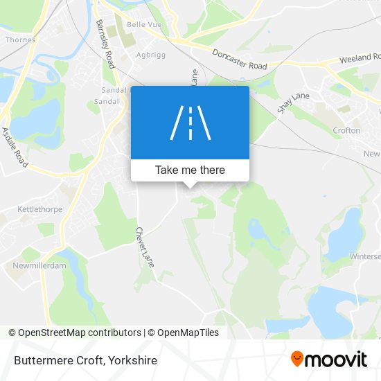 Buttermere Croft map