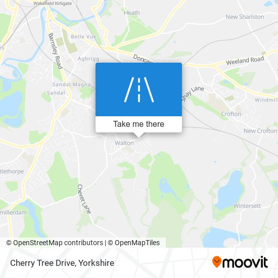 Cherry Tree Drive map