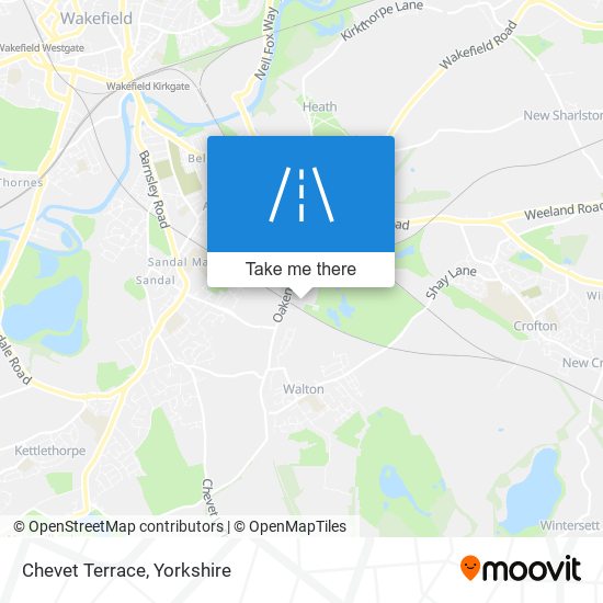 Chevet Terrace map