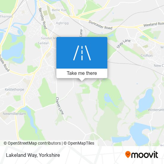 Lakeland Way map