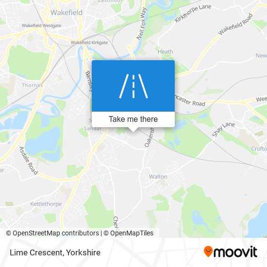 Lime Crescent map