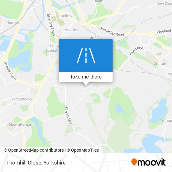 Thornhill Close map