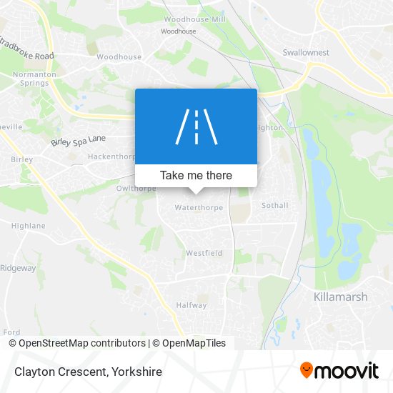Clayton Crescent map