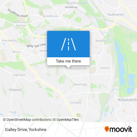 Galley Drive map
