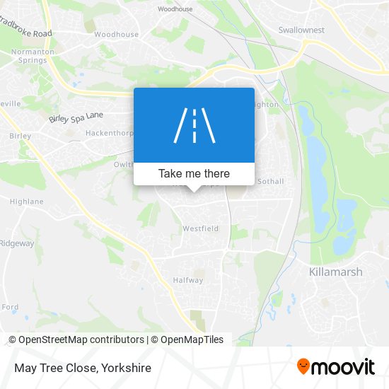 May Tree Close map