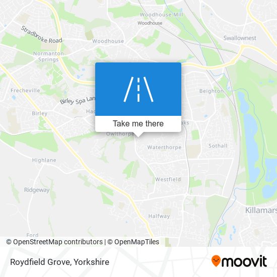 Roydfield Grove map