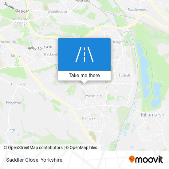 Saddler Close map