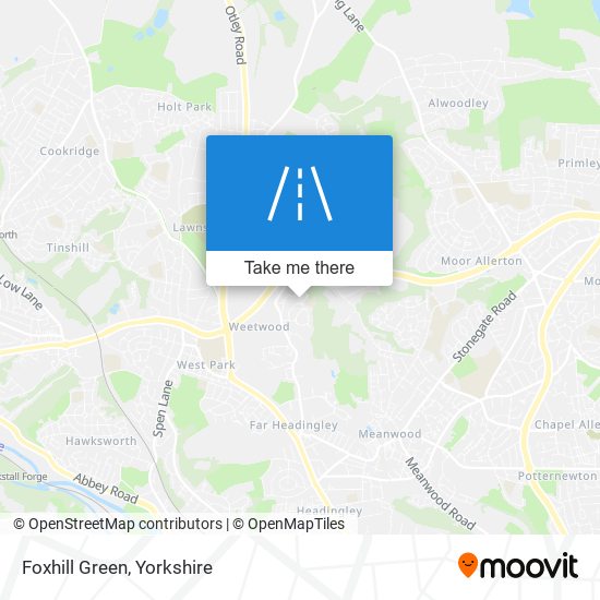 Foxhill Green map