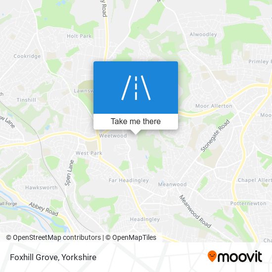 Foxhill Grove map