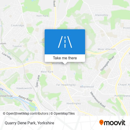 Quarry Dene Park map